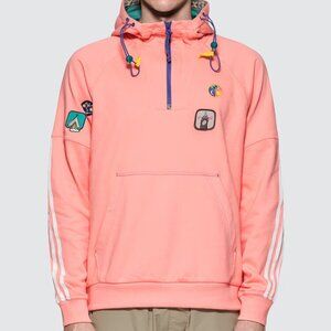 Adidas x Pharrell Williams Human Race Hiking Hoodie Large NWT $170 Pink